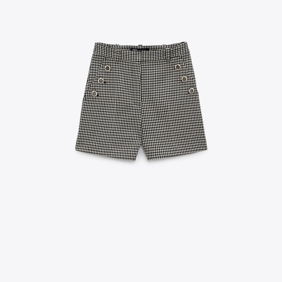 Zara houndstooth shorts - Picture 2 of 4